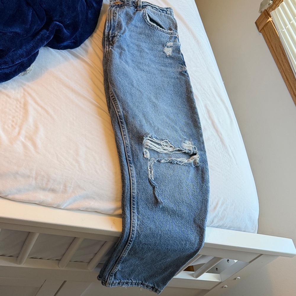Bershka Light Wash Denim Jeans